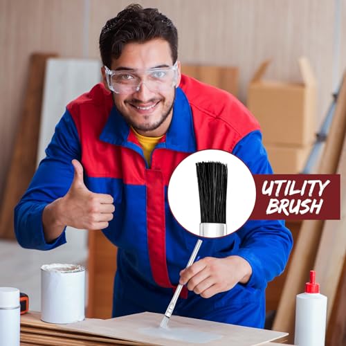 Mifoci 144 Pcs Acid Brush, Flux Brushes Bulk,3/8 Inch Wide - size: 3/8 Inch Wide