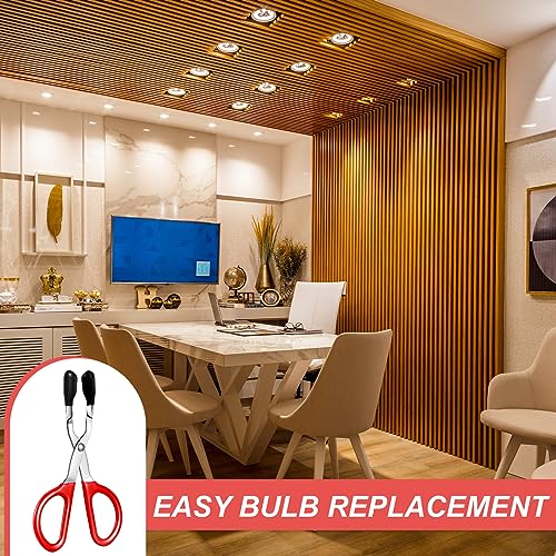 Minatee Mini Light Bulb Pliers Removal Tool for Halogen Bulbs, Red - color: Red