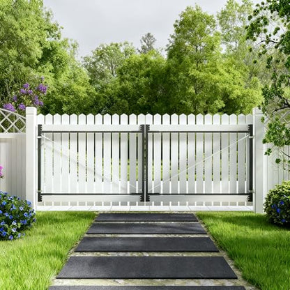 DIYHD Adjustable Anti-Sag Gate Frame Kit for 2x4 Lumber, 2 Pack - color: 2 pack, size: 60"~96" Wide, 4'~5' High