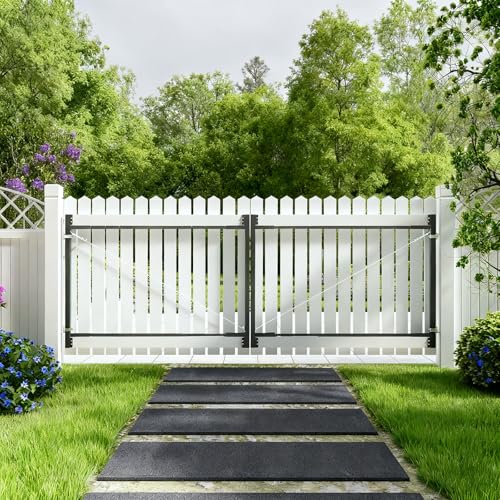 DIYHD Adjustable Anti-Sag Gate Frame Kit for 2x4 Lumber, 2 Pack - color: 2 pack, size: 60"~96" Wide, 5'~6' High