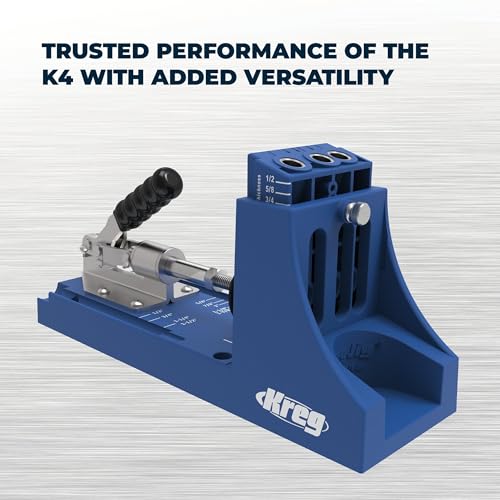Kreg Pocket Hole Jig K4 Plus, Woodworking Jig, With Dust Collection