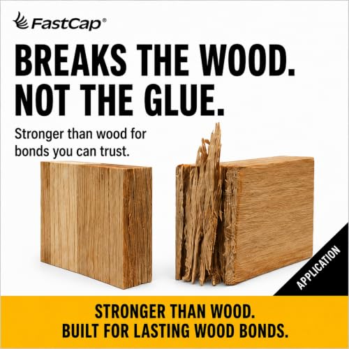 FastCap 80208 2P-10 Professional 2 Oz Thick Wood Adhesive Glue