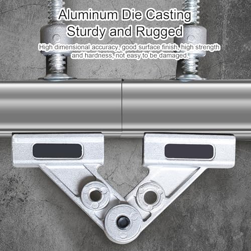 Clamp Aluminum Alloy High Strength Right Angle Corner Clamp for Iron Stainless Steel Pipe Wood Board (10° to 180° Tube Clamp(TCA2))