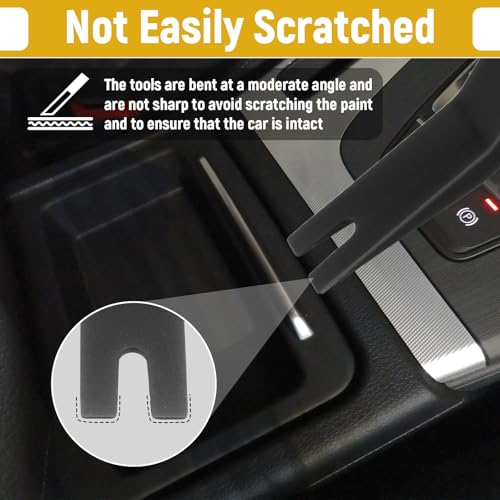 BFXM 5PCS Auto Trim Removal Tool kit,Clip Pry Tools Kit No Scratch Plastic - color: black