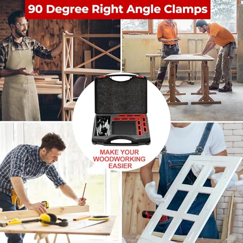 Corner Clamps for Woodworking,Aluminum 90 Degree Corner Clamp