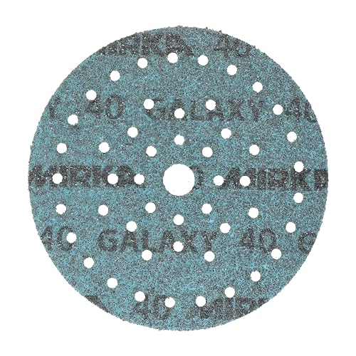Mirka Galaxy Multifit 6'' Ceramic Sanding Discs 40 Grit Hook & Loop 50 Pack - size: Grit 40
