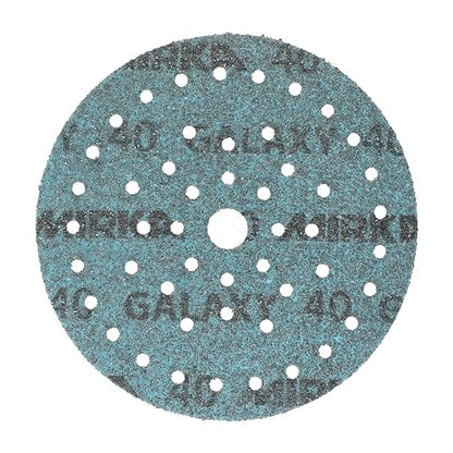 Mirka Galaxy Multifit 6'' Ceramic Sanding Discs 40 Grit Hook & Loop 50 Pack - size: Grit 40