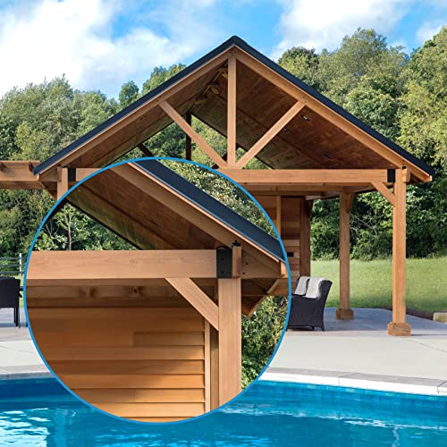 2x4 Joist Hanger 24PCS,Outdoor Trim Concealed-Flange Joist Bracket - size: 24pcs, style: 2''x4''