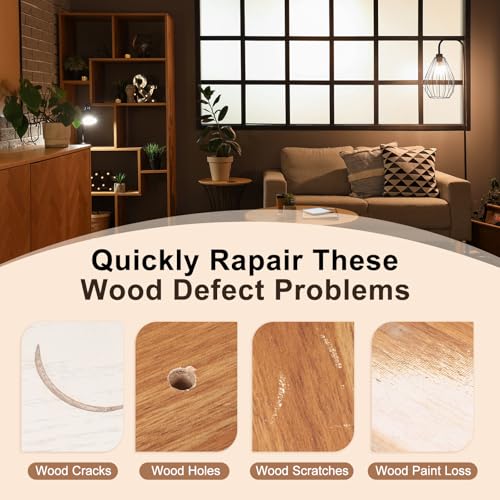 uxcell Wood Repair Kit,4Pcs Touch Up Filler Wood,Ancient Oak - color: Ancient Oak