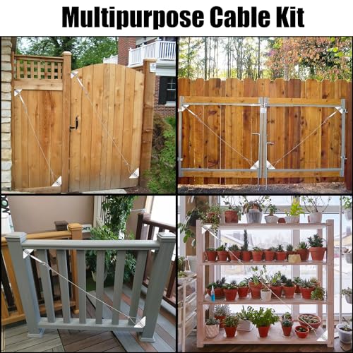 Anti Sag Gate Kits, Anti-Sagging Fence Door Kit, Silver, Zinc, 2Pack - color: Silver