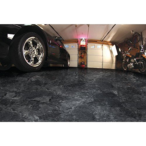 RockSolid Marble Floor Coating Kit, Stone Obsidian - color: Gray/Black