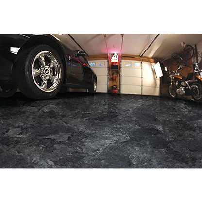 RockSolid Marble Floor Coating Kit, Stone Obsidian - color: Gray/Black