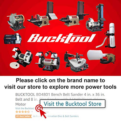 BUCKTOOL 750 CFM Auto-Start Dust Collector,1.2HP 13-Gallon Capacity - size: 750 CFM