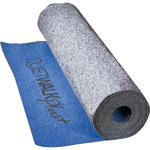 Underlayment 360 sq ft – for Laminate & Hardwood Floors – Approved for Pre-Attached Pad – Floating & Glue-Down Installation – Moisture Barrier – GREENGUARD Gold – Made in USA - size: 360 SQFT