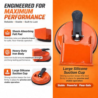 Floor Gap Fixer Tool Kit 110 lbs Suction Cup Plank Repair Tool Set - color: Single-Tap Gap Fixer