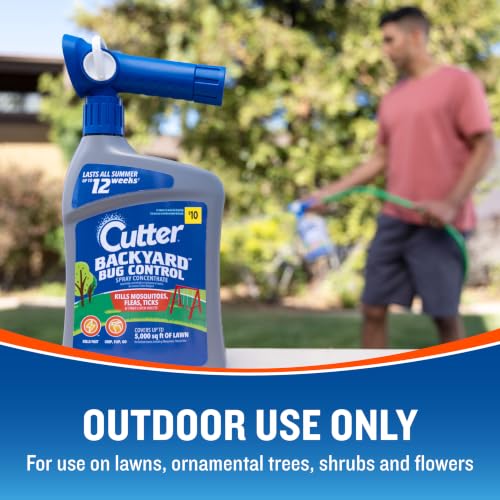 Cutter Backyard Bug Control Spray Concentrate 32 Oz, 3 Pack - size: 3 Pack, style: Backyard Bug Control
