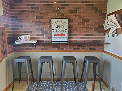 Folding Shelf Brackets, 16 Inch Heavy Duty L Bracket, Silver, 2 Pack - color: Silver, size: 16 Inch