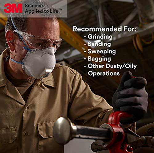 3M Particulate Disposable Respirator 8271, P95, Pack of 10, NIOSH APPROVED