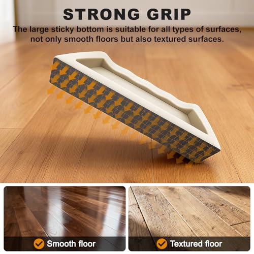 Floor Gap Fixer Tool Kit – Heavy-Duty Plank Grabber & Washable Adhesive Pad for Laminate, Vinyl, and Hardwood Flooring Repair (Only Plank Grabber) - style: Only Plank Grabber