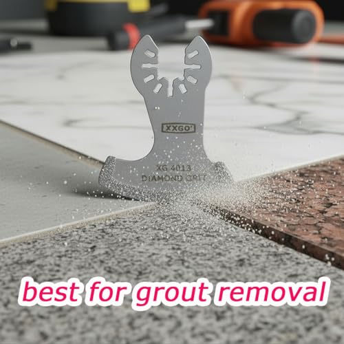 XXGO 8 Pcs Oscillating Multitool Diamond Blade for Grout Removal XG8001S - size: 8 PCS