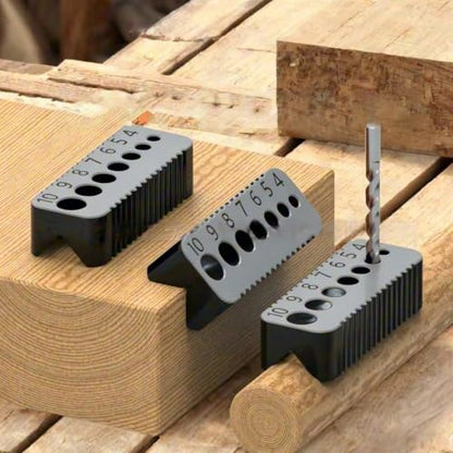 Adjustable Angle Drill Guide Block for Straight Holes Woodworking Drill Jig