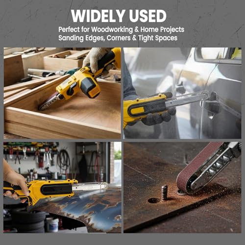MaxMore Cordless Detail Band file Sander Compatible with DEWALT 20V Battery
