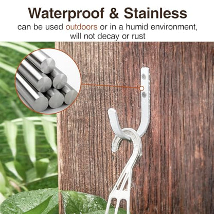22LB Wall Hooks for Hanging Towel/Coat, White 5 Pack - color: White, size: 5 Pack