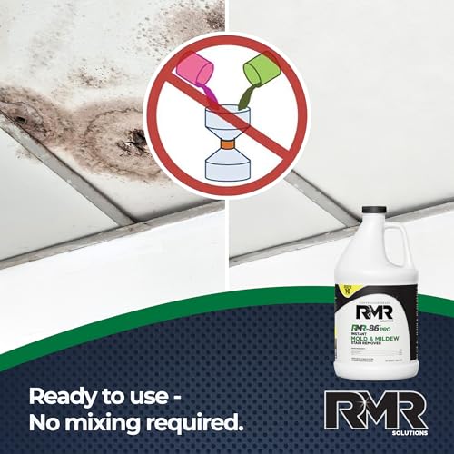 RMR-86 Pro Contractor Grade Mold Stain & Mildew Stain Remover Cleaning Solution, Professional Quality Formula, 1 Gallon (Pack of 2) - size: 128 Fl Oz (Pack of 2)