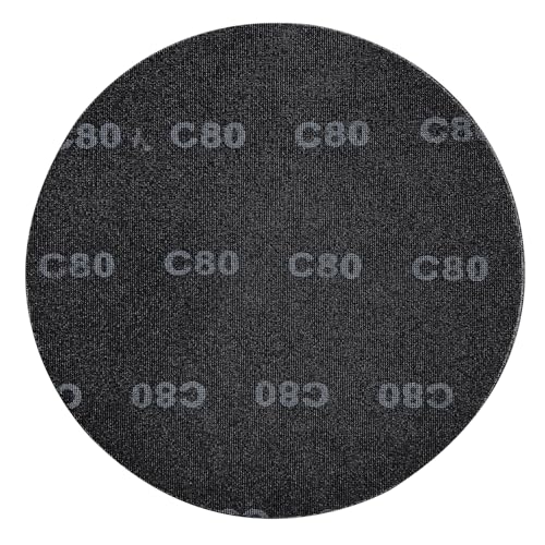 9” Sanding Screen Discs, Black Silicon Carbide Mesh Floor Sanding Screen for Wood Floors, Epoxy Maintenance, 80 Grit, 10-Pack - style: 80#