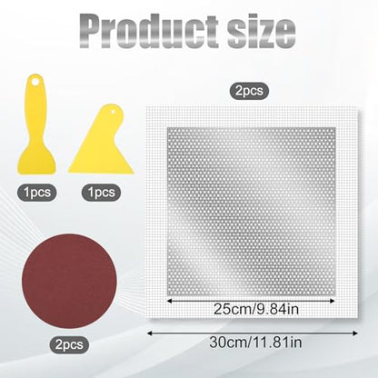 6 Pack Drywall Repair Patch, 10 X 10 Inch