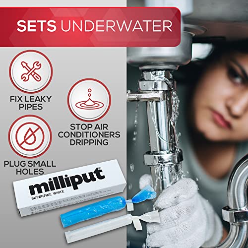 Milliput Superfine White Epoxy Putty 10 Pc Kit - Ceramic & Porcelain Repair