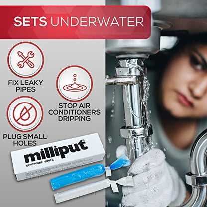 Milliput Superfine White Epoxy Putty 10 Pc Kit - Ceramic & Porcelain Repair