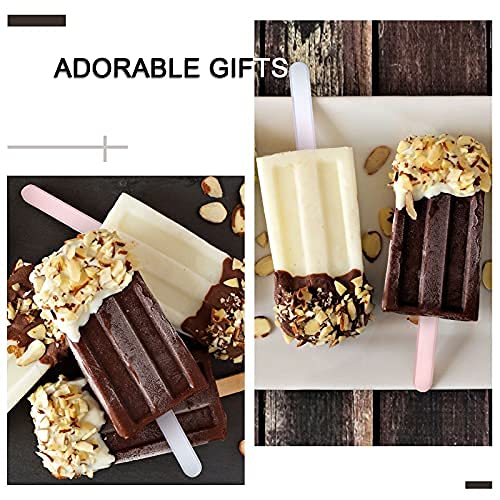 30 Pcs Reusable Acrylic Cakesicle Sticks, 4.5 Inches, Rainbow - color: Rainbow, size: 4.5inch