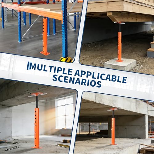 Adjustable House Floor Jack Posts, 2 Pack, 19-36 Inch - size: 19 - 36 in