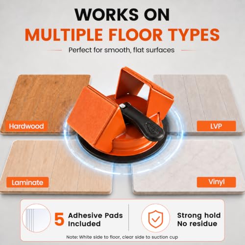 Floor Gap Fixer Tool Double 45° Suction Cup Flooring Repair Kit