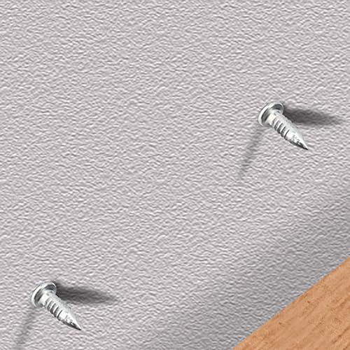 Double-Head Skirting Thread Seamless Nail Double-Headed Screw Solid Wood Baseboard Screws Invisible Screws & Nail with Specific Sleeve Tool (100pcs)