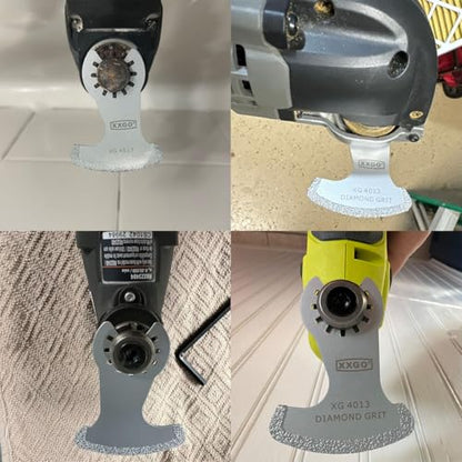 XXGO 20 Pcs Oscillating Tool Diamond Blade for Grout Removal XG8020S - size: 20 PCS