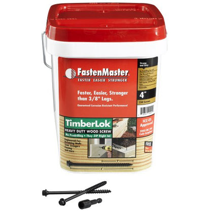 FastenMaster FastenMaster-FMTLOK04-250, 4", 250 Count - size: 4 inches