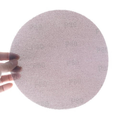 6 Inch Hook and Loop Dust Free Mesh Net Sanding Discs for Drywall Sander Car Wood Drywall Metal Polishing & Grinding Anti-Blocking Sand Abrasive Sheet 10PCs (Grit150) - style: Grit150