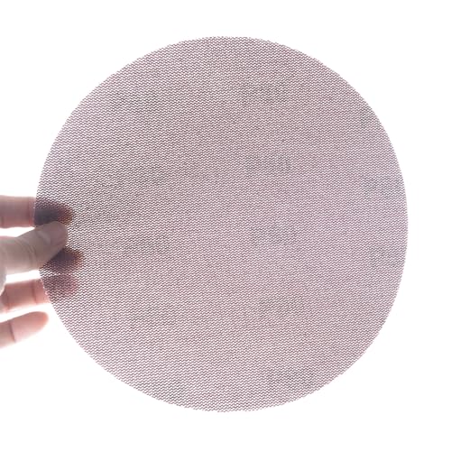 6 Inch Hook and Loop Dust Free Mesh Net Sanding Discs for Drywall Sander Car Wood Drywall Metal Polishing & Grinding Anti-Blocking Sand Abrasive Sheet 10PCs (Grit 120) - style: Grit 120