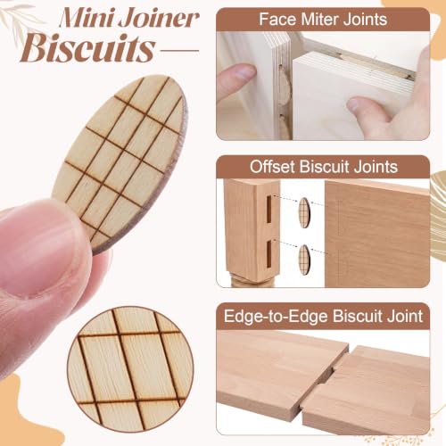 Teenyyou 50 Pcs Compatible with R3 Mini Joiner Biscuits for Mini Joiner - size: Compatible with R3