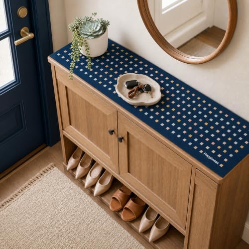 Window seat Cushion, Speckled Blue, 15.7 * 78.8in - color: Speckled Blue, size: 1'4" x 6'7" (Rectangular)