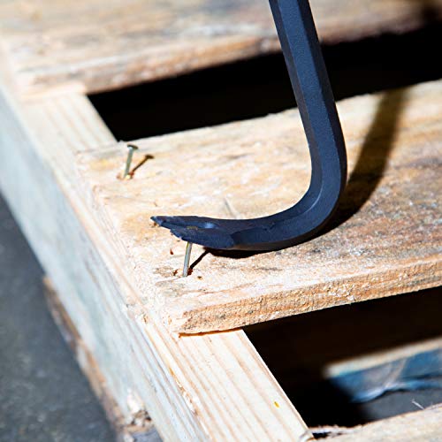 GreatNeck WR30 Wrecking Bar, 30 Inch, Multi-Use Contractor & Demolition Tool, Goose-Necked Body for Max Leverage, Nail Puller & Chisel Ends, Drop-Forged Steel Body, Rust Resistant, Heavy Duty - size: 30 inch