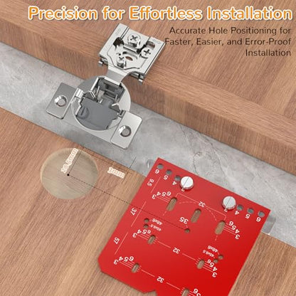 Chibery 30 Pack 1/2” Overlay 4D Soft Close Cabinet Hinges, Concealed Face Frame, Adjustable Closing Speed, 105° Opening Smooth Slow, Hidden Self Closing for Kitchen Corner, Cupboard (with Template) - size: 1/2” Overlay