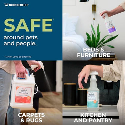Wondercide - Indoor Pest Control Spray for Home & Kitchen Cedarwood 128 oz - size: 128 Fl Oz (Pack of 1)