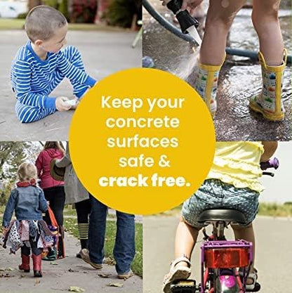 ConSandtrate Concrete Crack Filler - 2 LB (Single Bottle) for Filling in Concrete Cracks on driveways, walkways and patios (Gray) - color: Gray