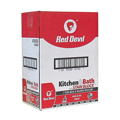 Red Devil 07502212 Kitchen & Bath Stain Block Sealant Squeeze Tube (Biscuit), 10.1 oz, 12 Pack - color: Biscuit, size: 12 Pack, style: 10.1 oz.