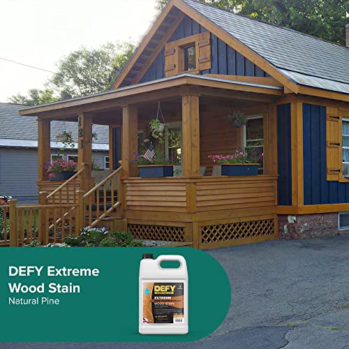 Defy Extreme Wood Stain Natural Pine 1-gallon - color: Natural Pine, size: 1 Gallon