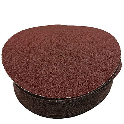 40 Pcs 7-Inch 60 Grit Hook and Loop Sanding Discs Sandpaper for Random Orbit Sander - style: 60Grit