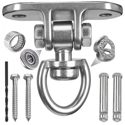 Heavy Duty Swing Hanger 1000 LB Capacity 360° Rotary - size: Heart-shaped 1PCS